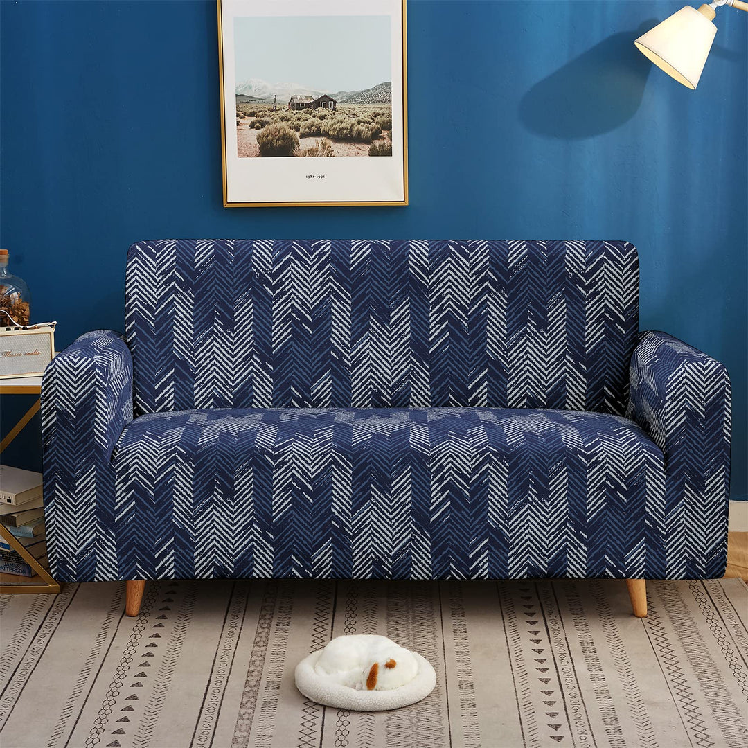 Mandala Sofa Covers for 3 Cushion Couch,Bohemian Large Couch Slipcover,Floral Pattern Printed Sofa Covers,Living Room Stretch Couch Covers for 3 Seater Furniture Covers