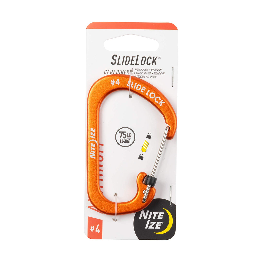 Carabiner SlideLock No4 Orange