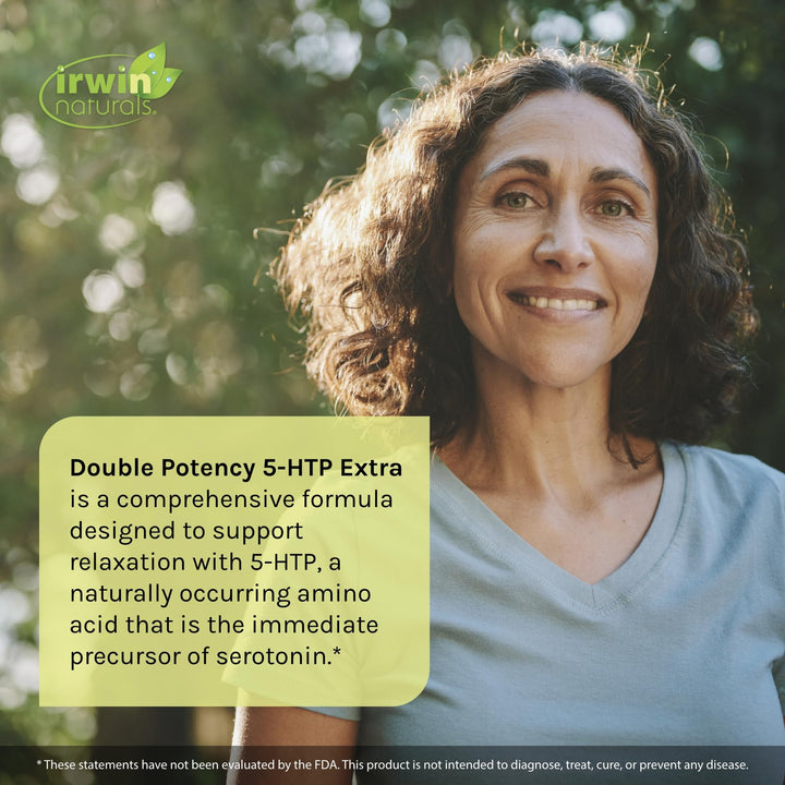 Double Potency 5-HTP Extra - 60 Liquid Soft-Gels - for Relaxation & Serotonin Production - 30 Servings
