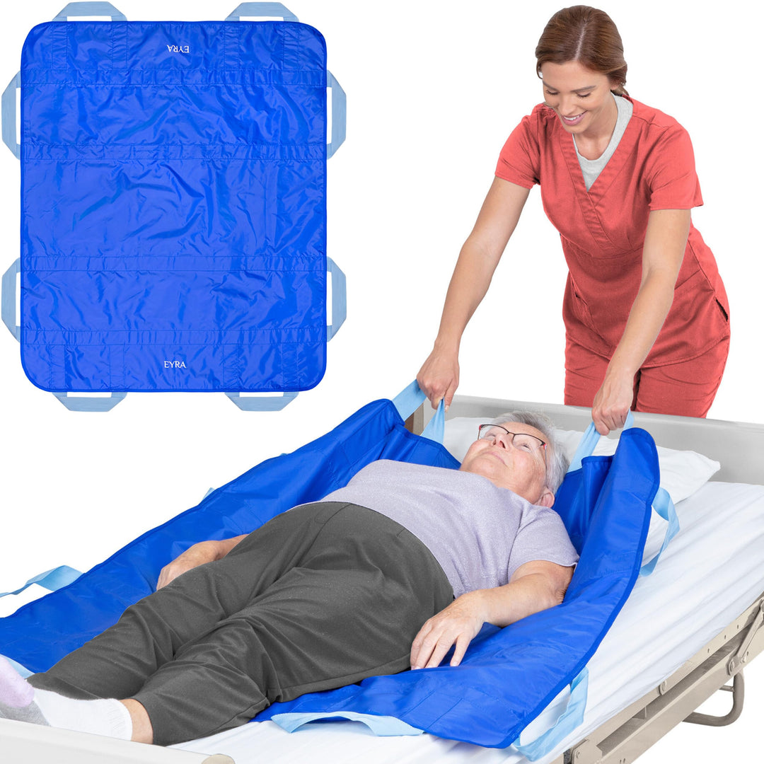 Positioning Bed Pads for Elderly - 48 x 40” Draw Sheets for Hospital Bed, Reusable & Washable Bed Positioning Pads, Draw Sheets with Handles, Medical Supplies for Elderly & Bed Ridden Patients
