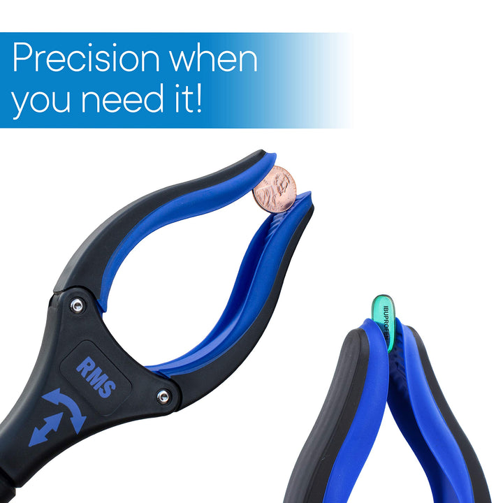 34 Inch Extra Long Reacher Grabber - Foldable Gripper and Reaching Tool with Rotating Jaw