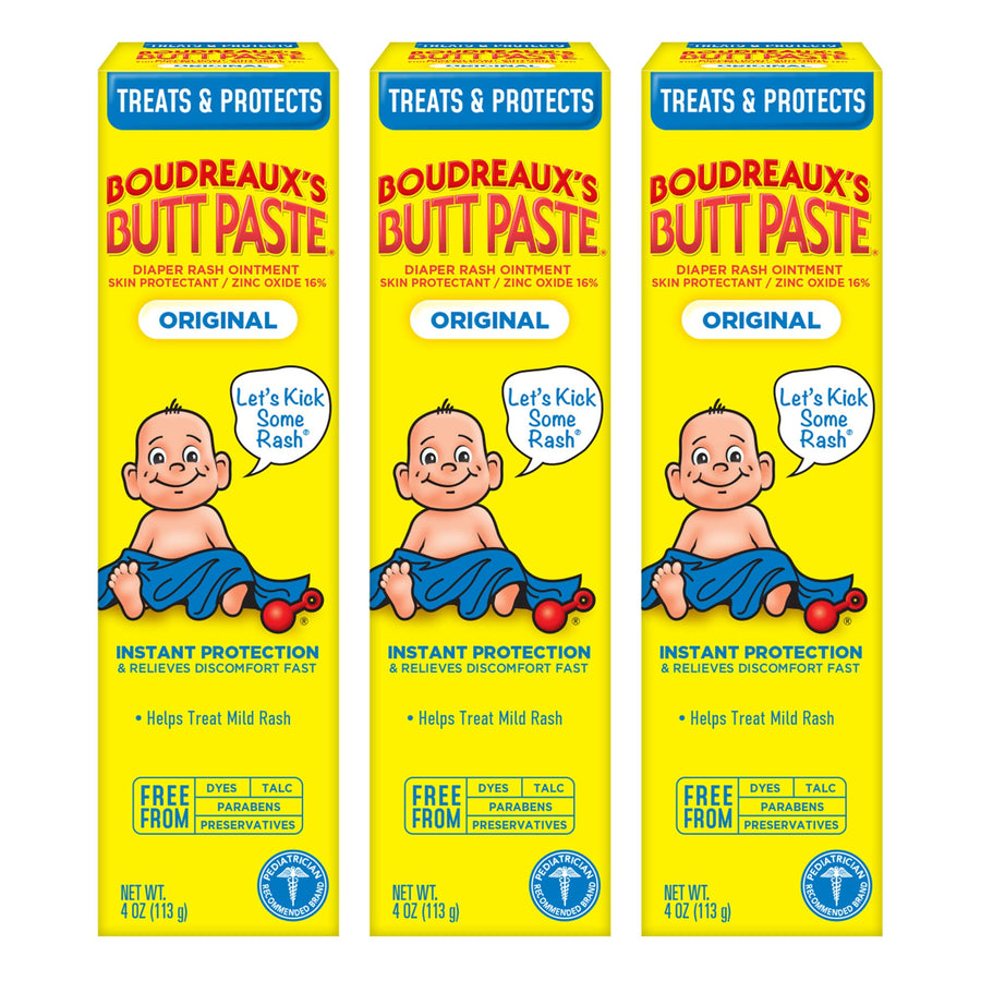 Original Diaper Rash Ointment, 4 Oz, 3 Pack
