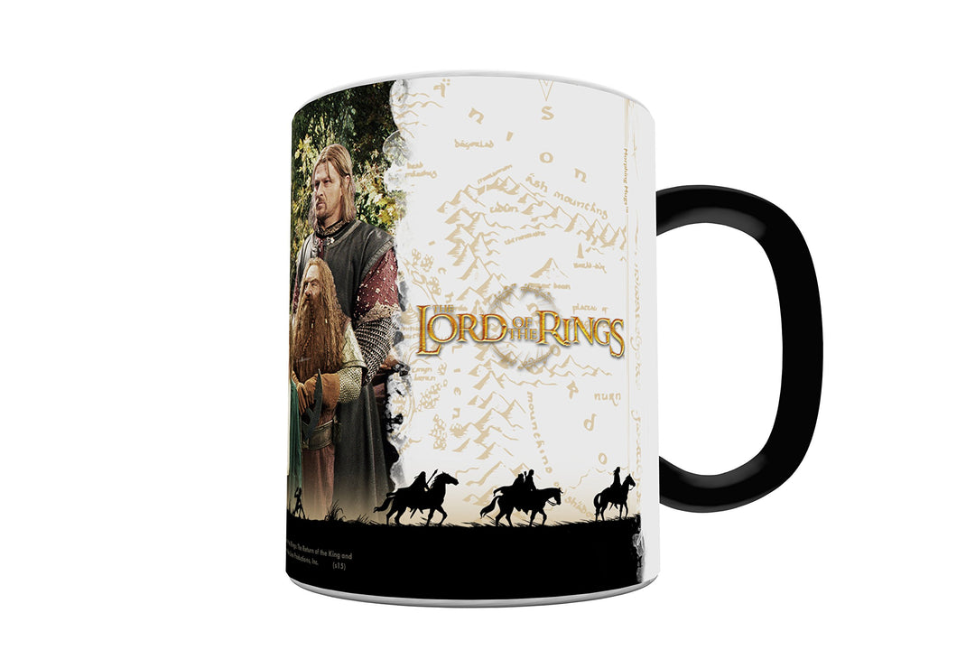 Morphing Mugs Lord of The Rings - The Fellowship - One 11 oz Color Changing Heat Sensitive Ceramic Mug – Image Revealed When HOT Liquid Is Added!