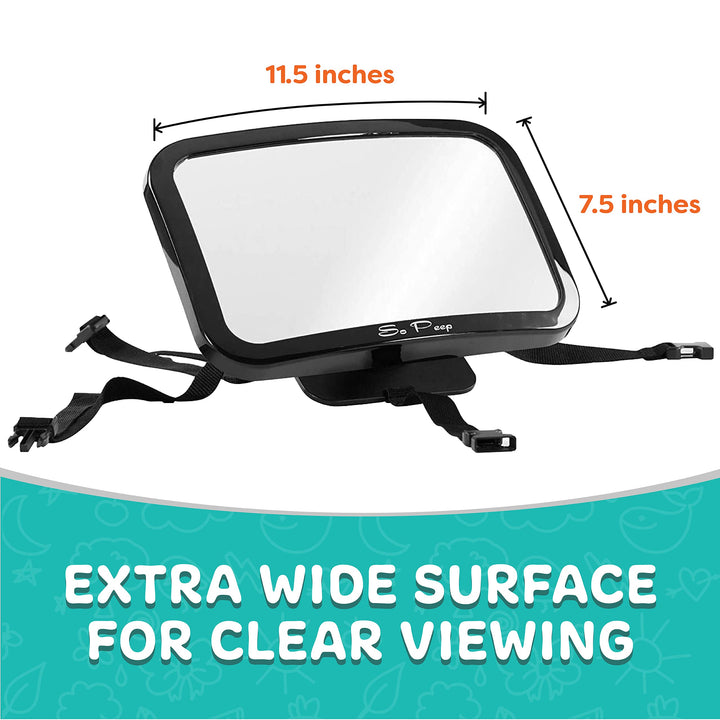 Baby Car Mirror - Adjustable Backseat Safety for Newborns Chritsmas Car Decoration Gifts for Mother's Day