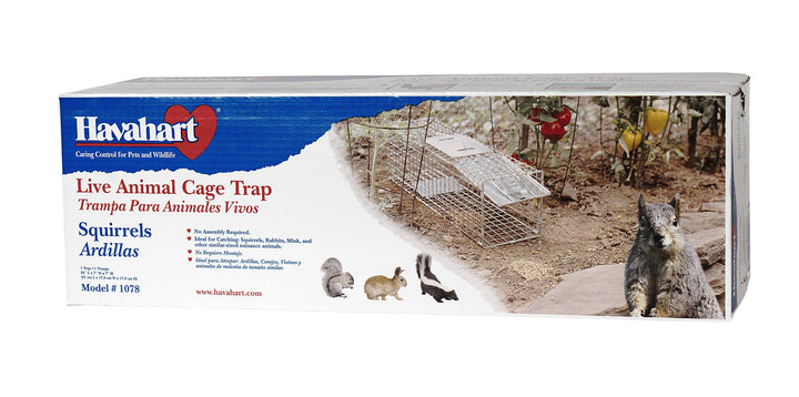Havahart 1078SR Medium Professional Style 1-Door Humane Catch and Release Animal Trap for Rabbit, Skunk, Mink, and Squirrel