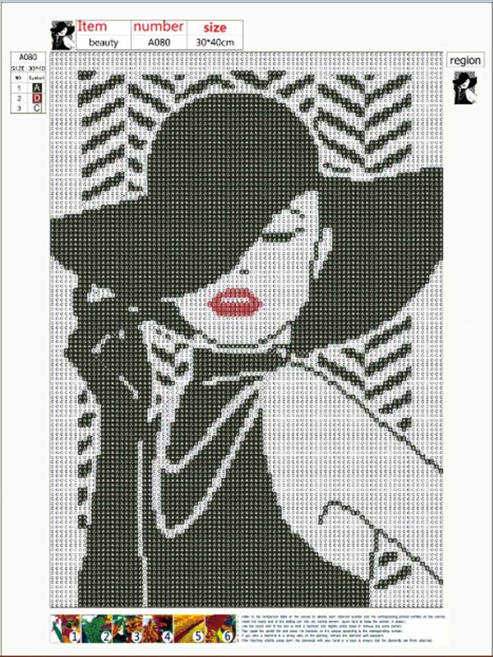 5D Diamond Painting Kit,Painting Diamonds Full Drills, 5D Crystal Diamond Painting Lady Gift Round Rhinestone Embroidery Cross Stitch Kits Supply Arts Craft Canvas Home Decor 12x16 inches