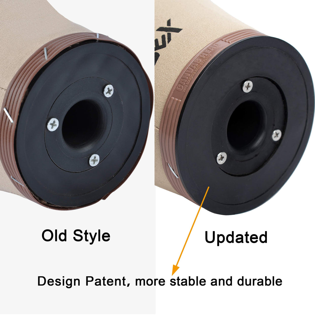 gexworldwide GEX Cork Canvas Block Head Mannequin Head Wig Display Styling Head With Mount Hole (Light Brown, 22)