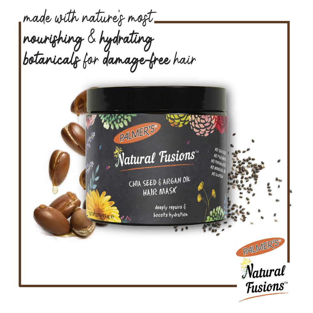 Natural Fusions Chia Argan Hair Mask, 270 g