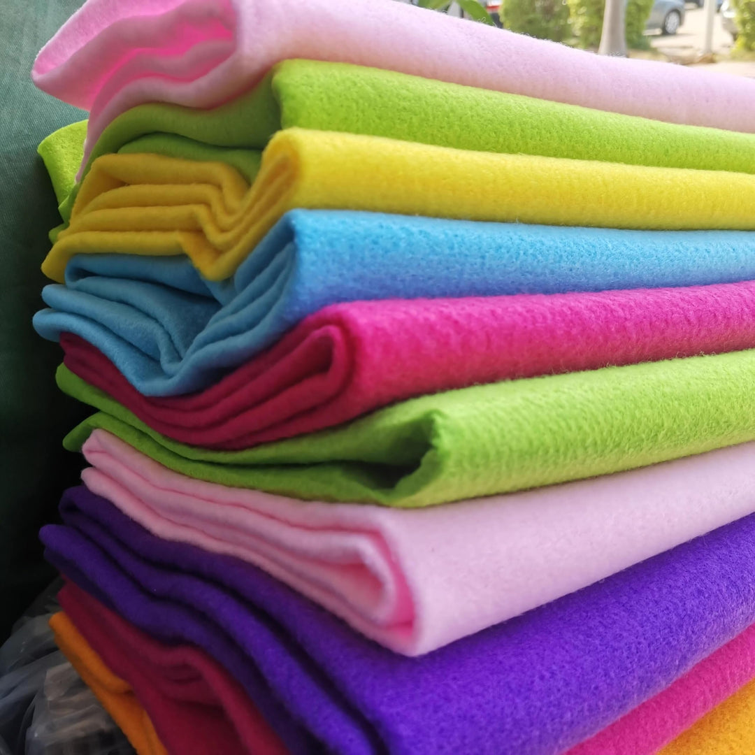 1 Yards Soft Felt by The Yard Fabric 74 Inch Wide 1.6mm Thick DIY Arts & Crafts Sewing-Baby Pink