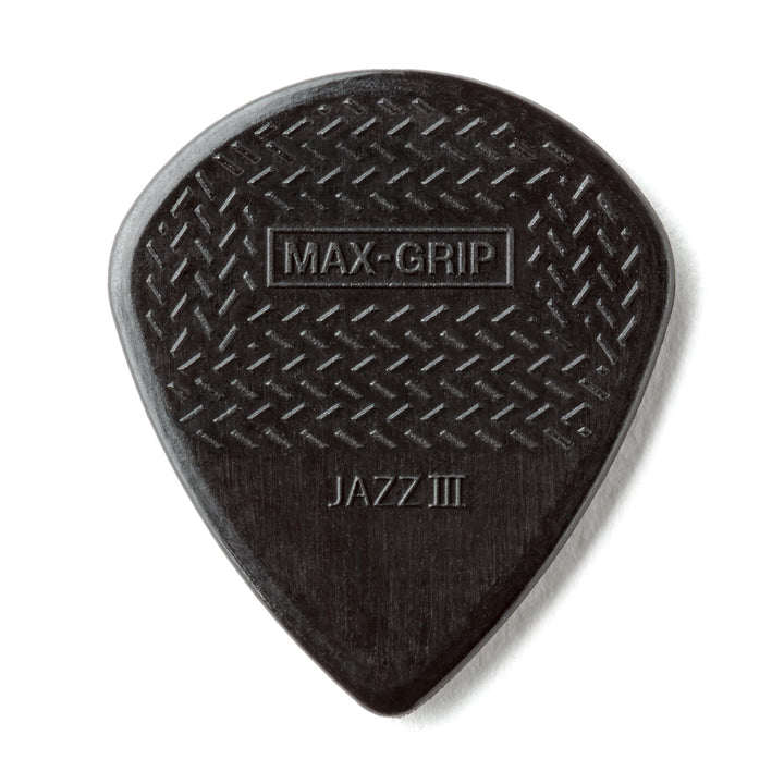 Dunlop 471P3S Max-Grip® Jazz III, Black Stiffo, 6/Player's Pack