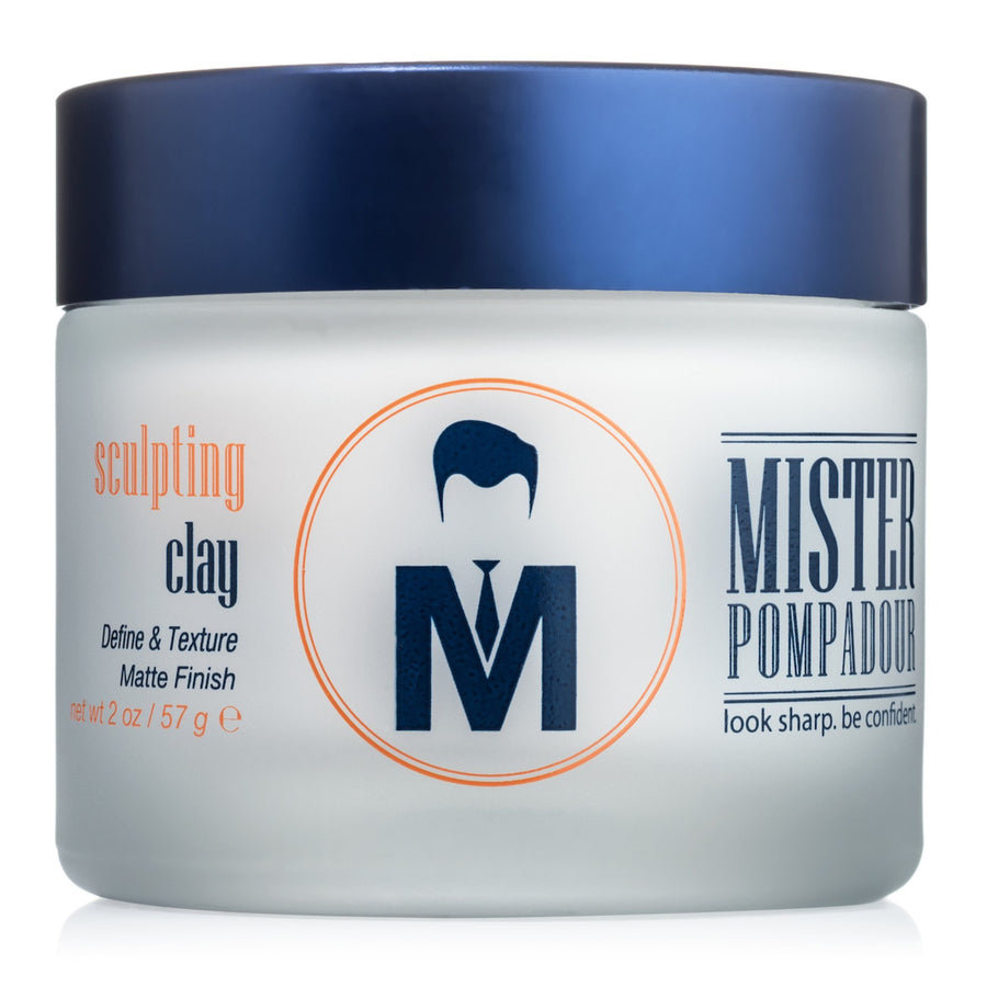 Sculpting Clay | Clay Pomade for Men and Women | Matte Finish | Volume & Hold for Straight, Thick, Curly, or Fine Hair | Natural Ingredients | Better Than Hair Gel | 2 oz