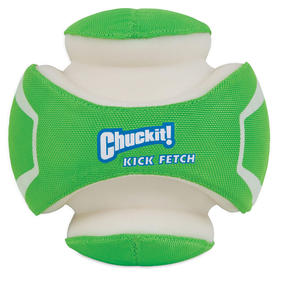 Kick Fetch Max Glow Ball, Large (8 Inch) Glow in the Dark Dog Toy
