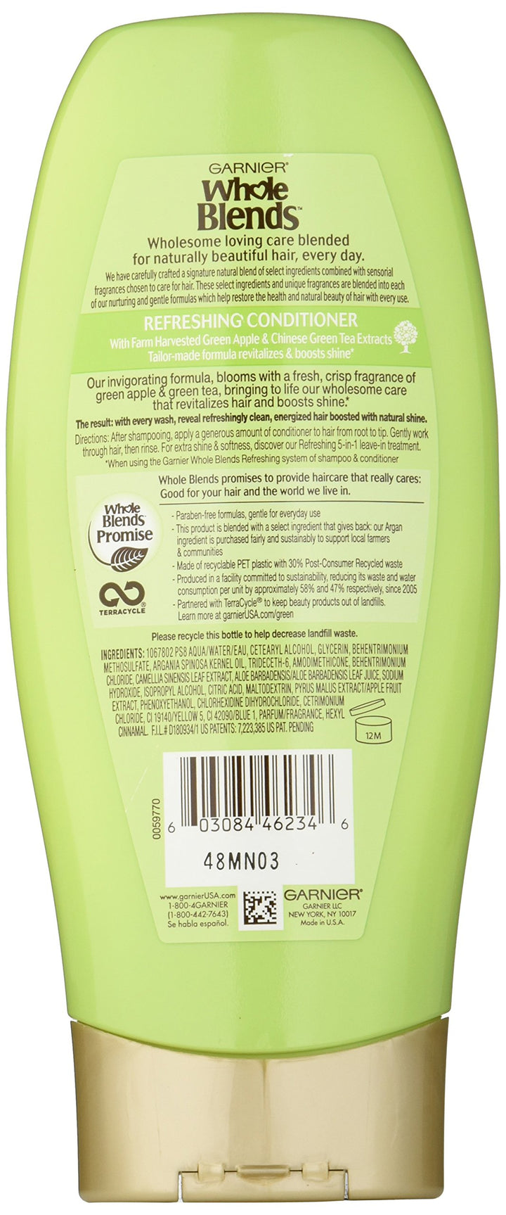 Whole Blends Conditioner with Green Apple & Green Tea Extracts, 12.5 fl. oz.