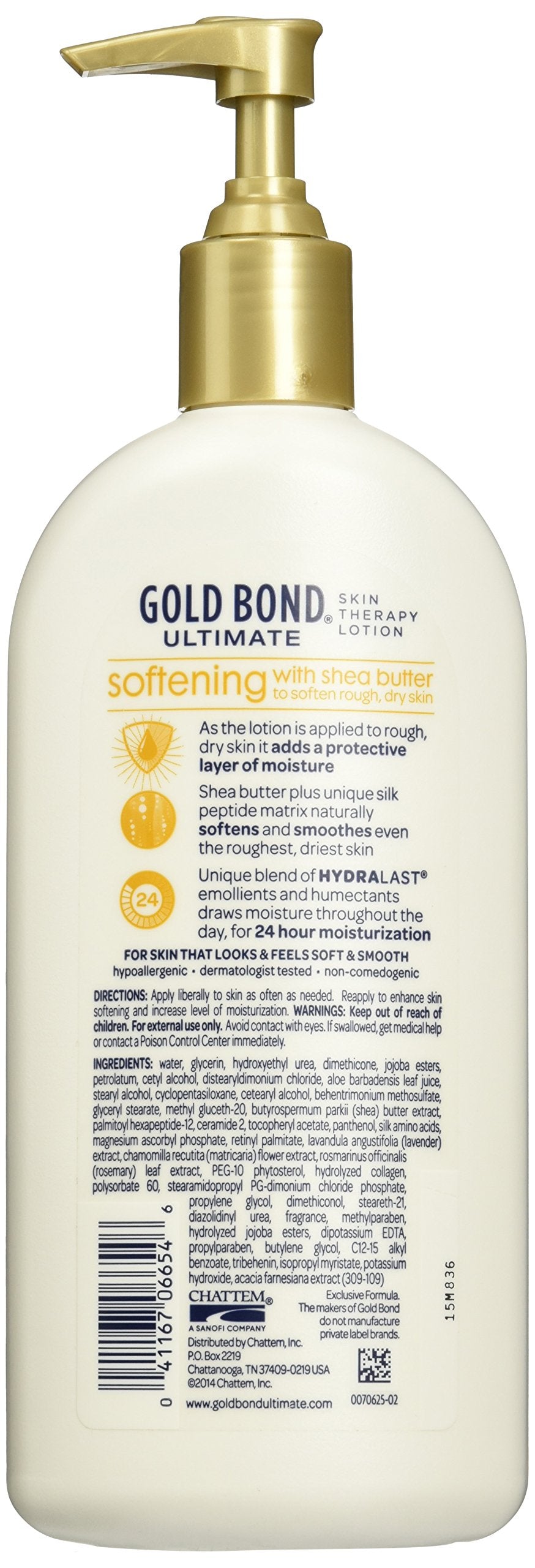 Ultimate Lotion, Skin Therapy, Softening, Shea Butter, 14 Oz.