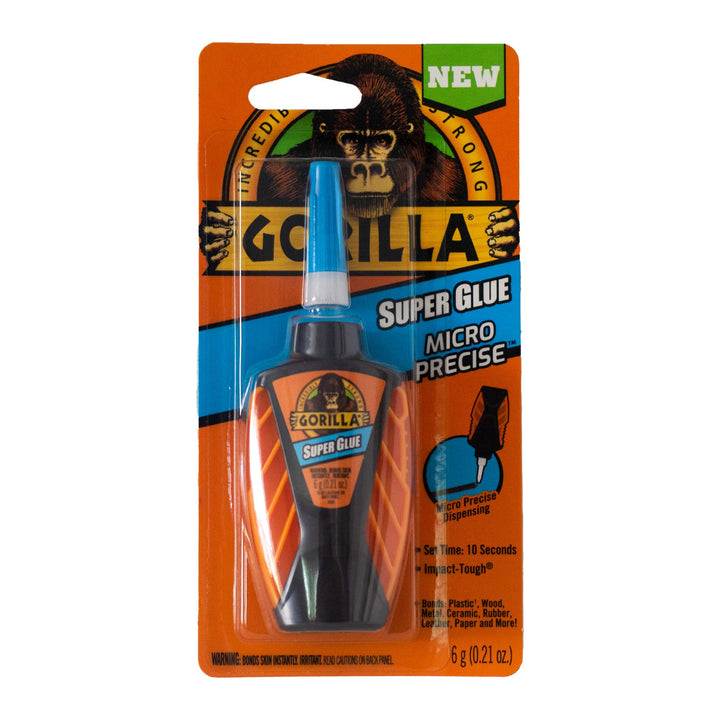 Micro Precise Super Glue, 6 Gram, Clear, (Pack of 1)