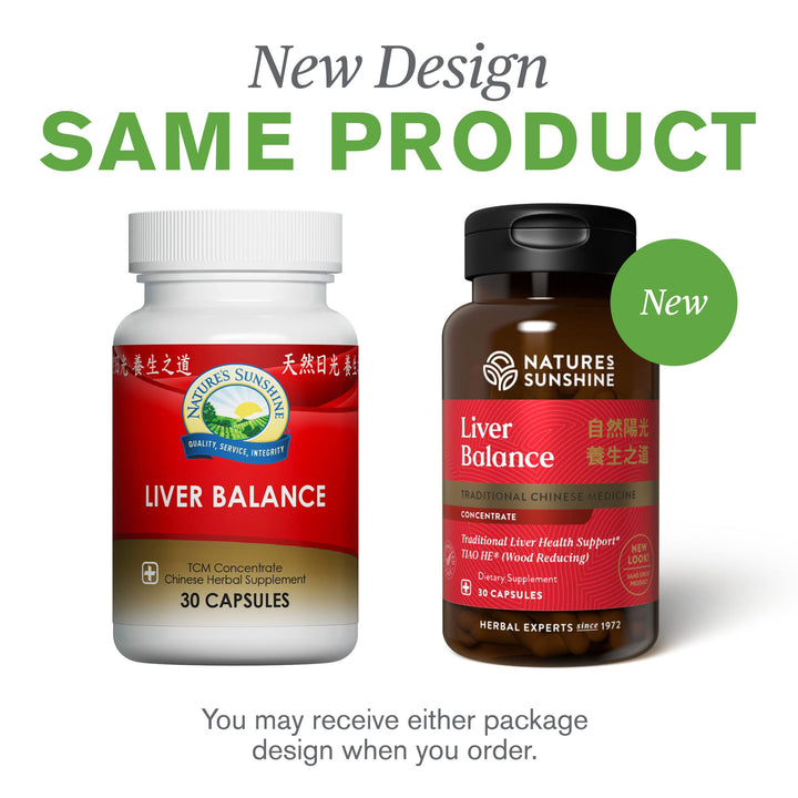 Nature's Sunshine Liver Balance, Chinese Concentrate, 30 Capsules | Blend of Chinese Herbs that Support the Digestive and Nervous Systems While Optimizing Liver Health