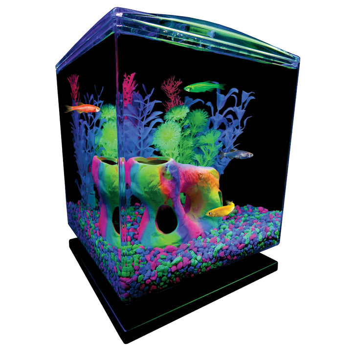 Aquarium Gravel, Pink/Green/Blue Mix, Complements Tanks, 5 Pounds