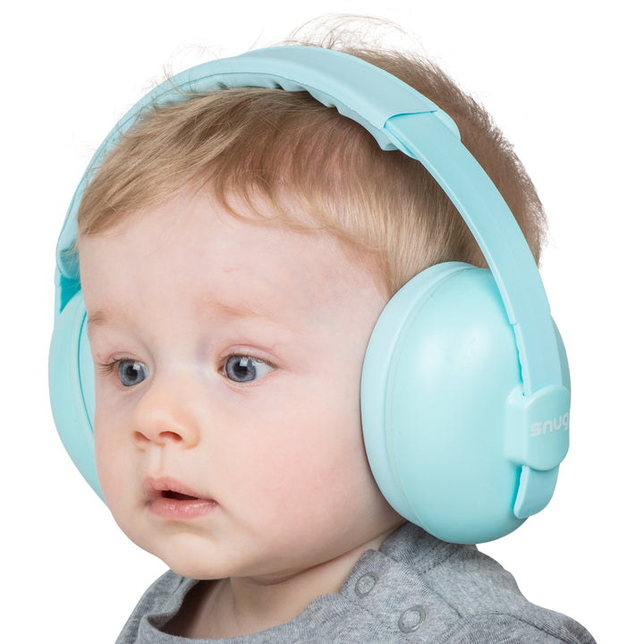 Baby Earmuffs, Best Toddler & Infant Hearing Protection Ages 0-2+ Ear Protection for Babies (Blue)