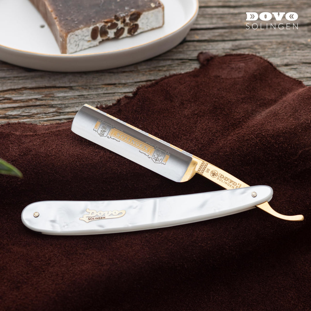 Straight Razor Pearl Imitation 5/8