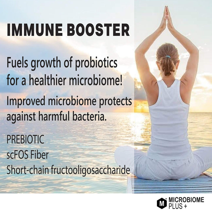 Prebiotics scFOS Prebiotic Fiber, Boosts Probiotic Benifits, GI Digestive Supplements, Allergy Safe and Gluten-Free for Men and Women (1 Month Supply) (1)
