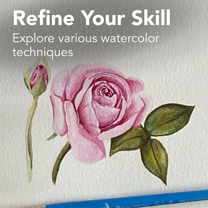 XL Series Watercolor Pad, Heavyweight White Paper, Foldover Binding, 30 Sheets, 9x12 inch