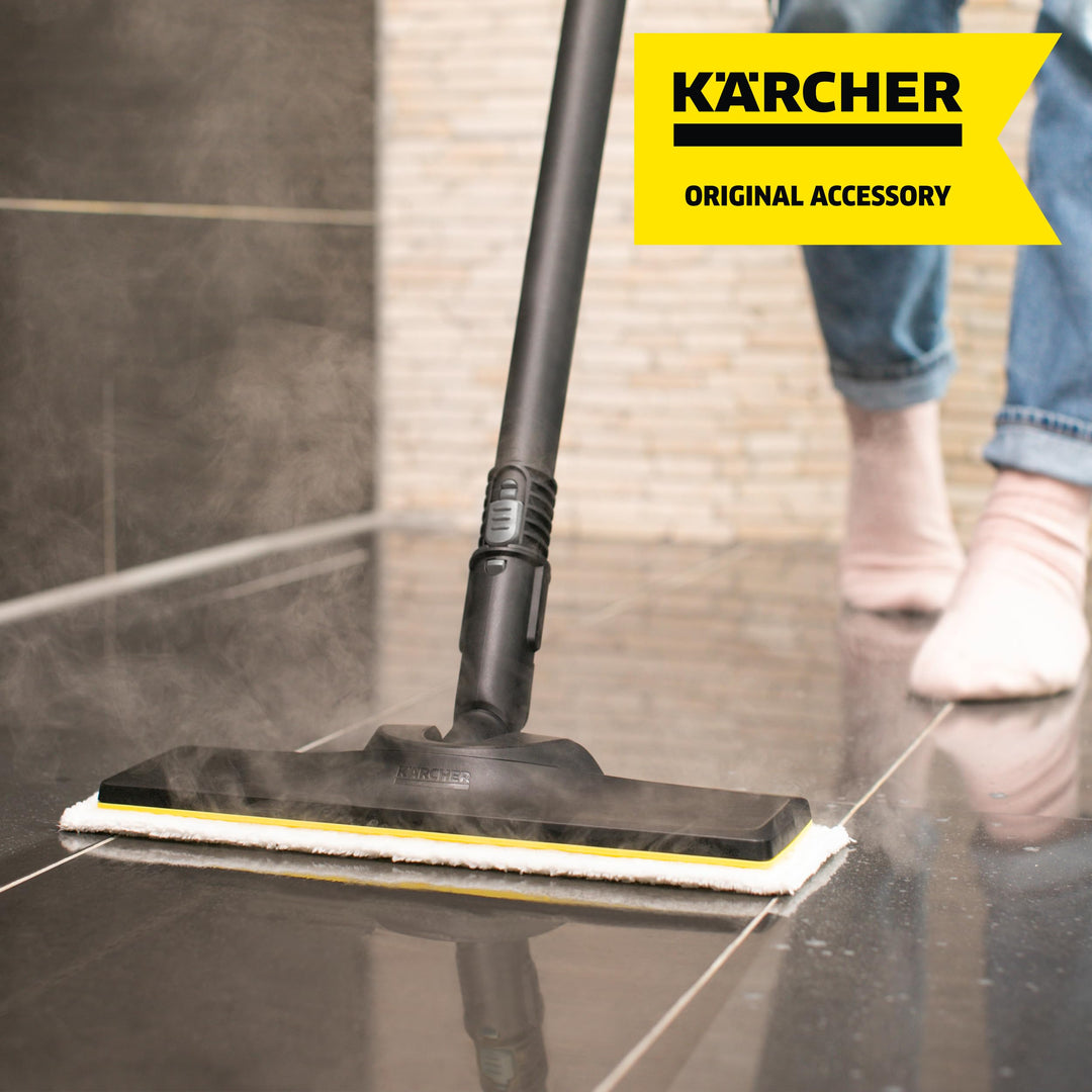 Steam Cleaner Floor Pads, Microfiber - Designed for Karcher SC3 Steam Cleaner Floor Nozzle - for Power Steamers - 2 Pack