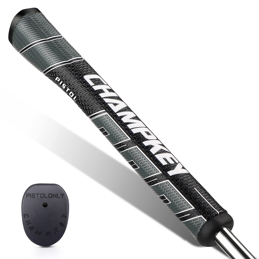 Premium Pistol Golf Putter Grip | Lightweight and Comfortable Golf Grips | Advanced Texture Control and High Feedback Golf Putter Grips(Gray, Standard)