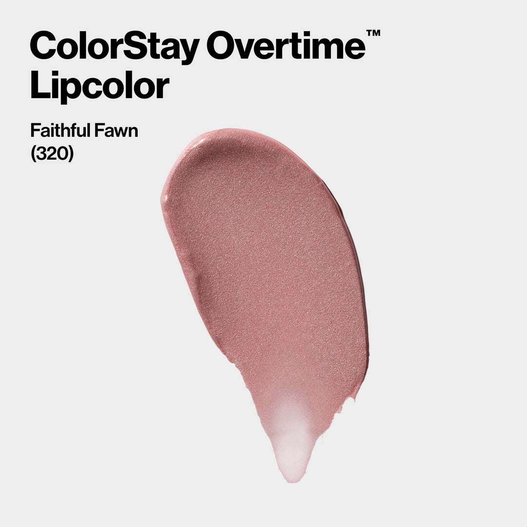 Colorstay Overtime Glossy Finish Lip Color (Faithful Fawn, 0.07 Ounce)