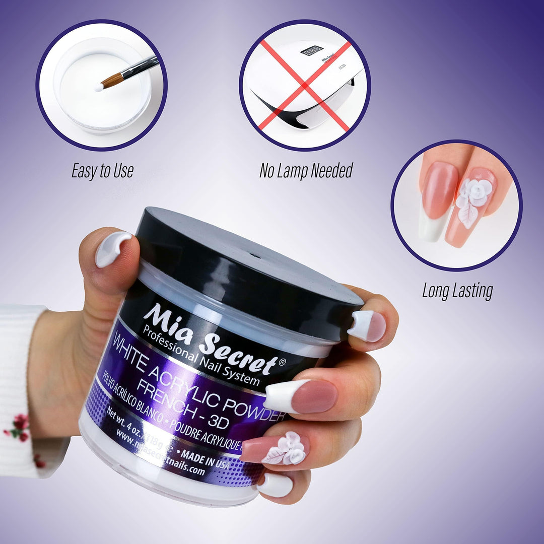 White Acrylic Powder (2oz)