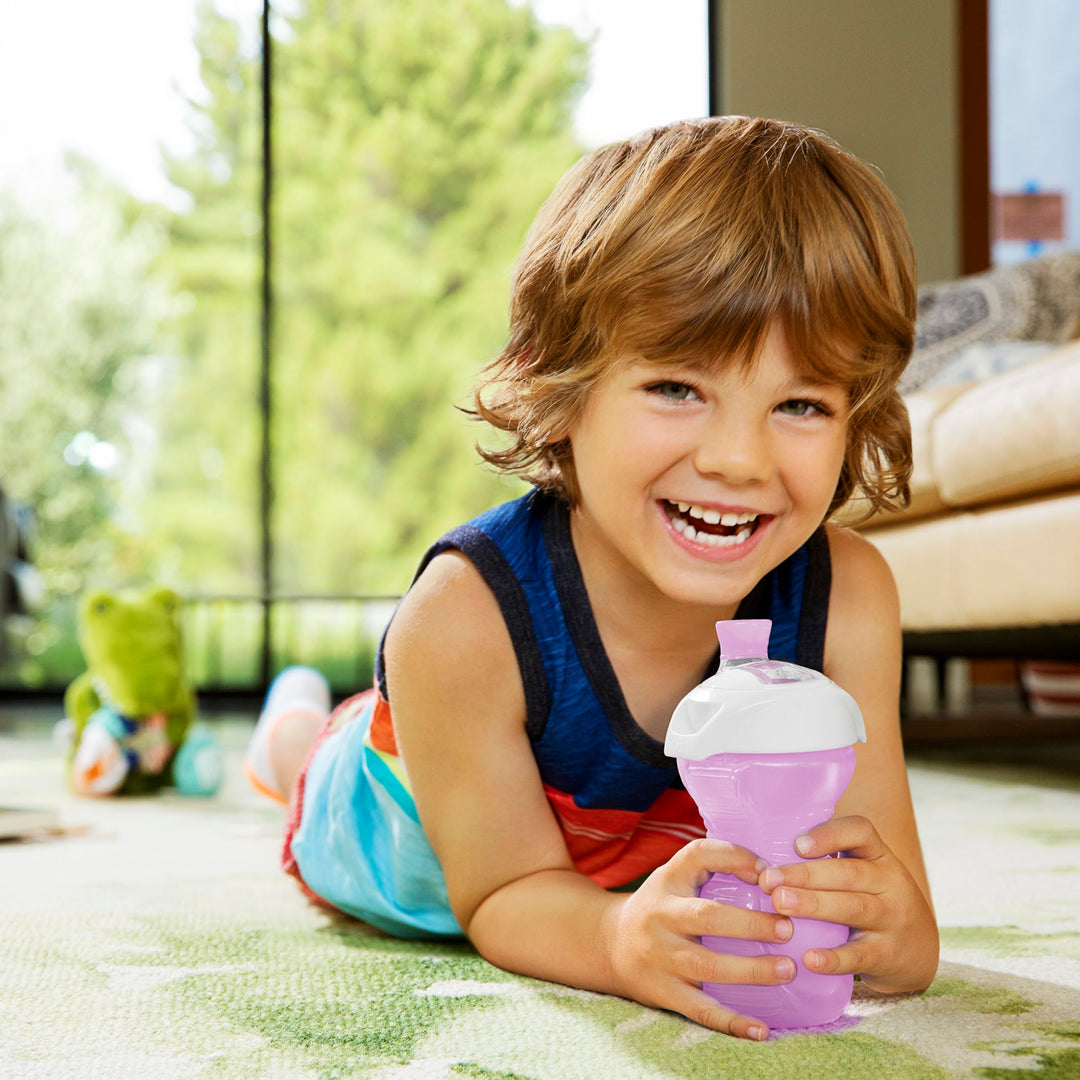® Click Lock™ Bite Proof Sippy Cup, 9 Ounce, 2 Pack, Blue/Purple