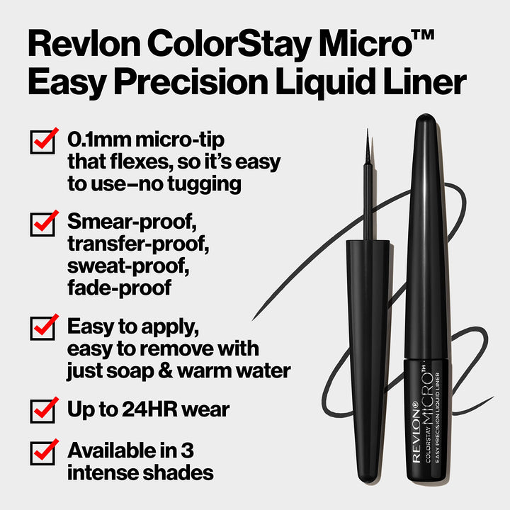 ColorStay Micro Easy Precision Liquid Liner, 301 Blackout (Pack of 1)