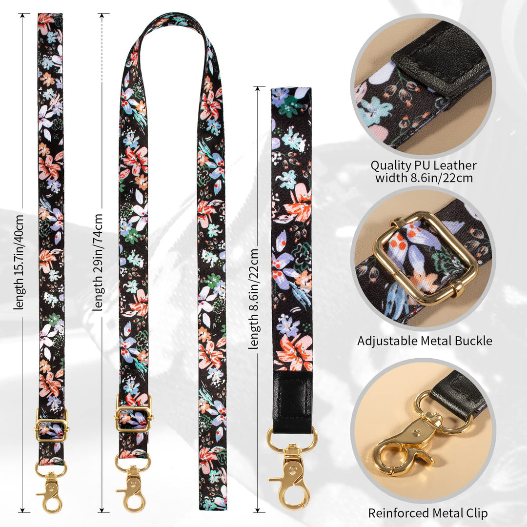Cell Phone Lanyard, Phone Lanyard Crossbody, Wrist Strap, lanyards for Keys, Universal Adjustable Shoulder Neck Straps for iPhone Case ID Badges