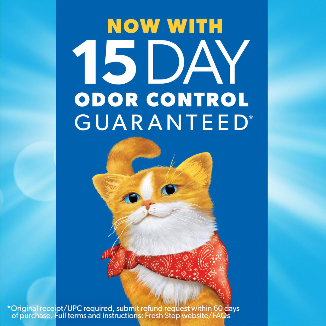 Extreme Clumping Litter With Febreze Freshness, Mountain Spring Scent Clumping Cat Litter With Guaranteed Odor Control, 14 lb. Box