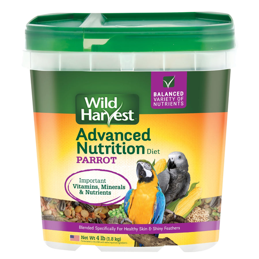 Advanced Nutrition Parrot, 4 Pounds, Seed, Grain And Vegetable Mix