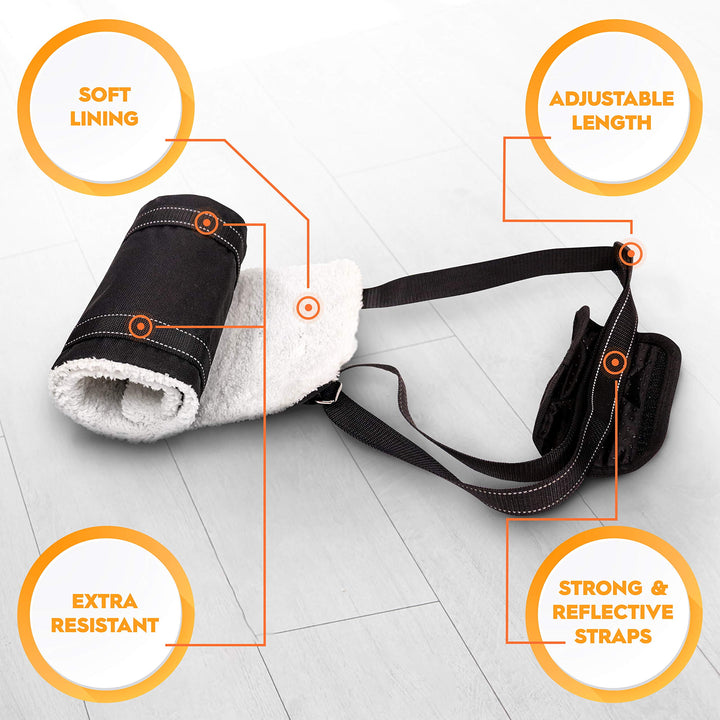 Pet Friendz Dog Lift Harness for Rear Legs - Dog Sling for Rear Legs, Rehabilitation Sling Harness, Dog Lift, Dog Support Harness to Help Lift Dogs Rear for Canine Aid - Large Breed