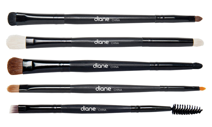 5-Piece Double-Sided Eye Makeup Brush Set