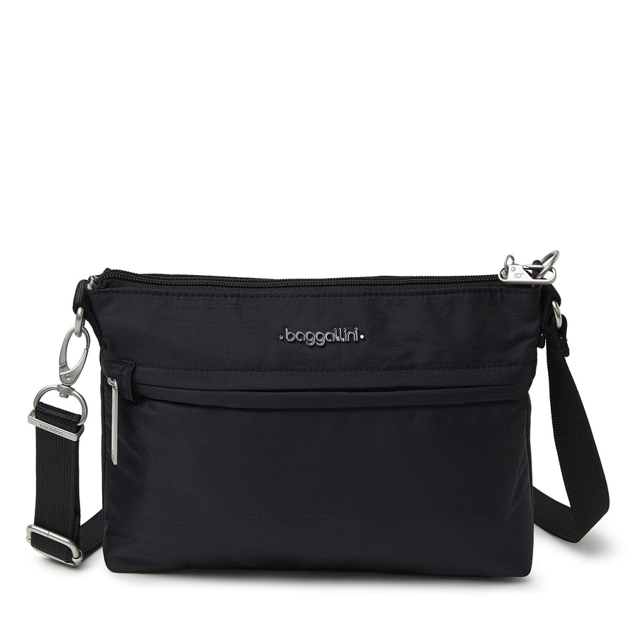 Securtex Anti-theft Memento Crossbody Bag, 9.7x7 Travel Purse with Locking Zipper, Lightweight Water-Resistant