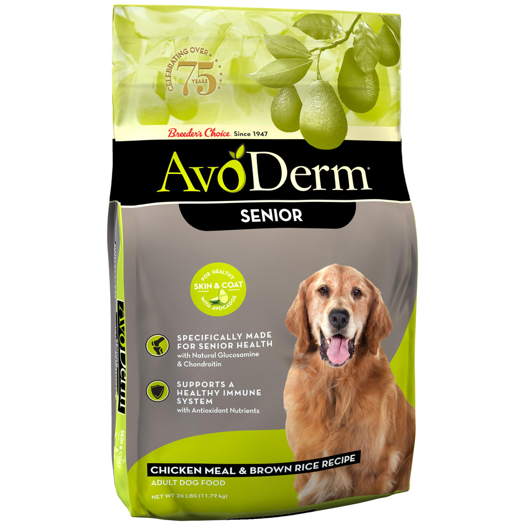 Natural Chicken Meal & Brown Rice - Senior Dry Dog Food 26 lb