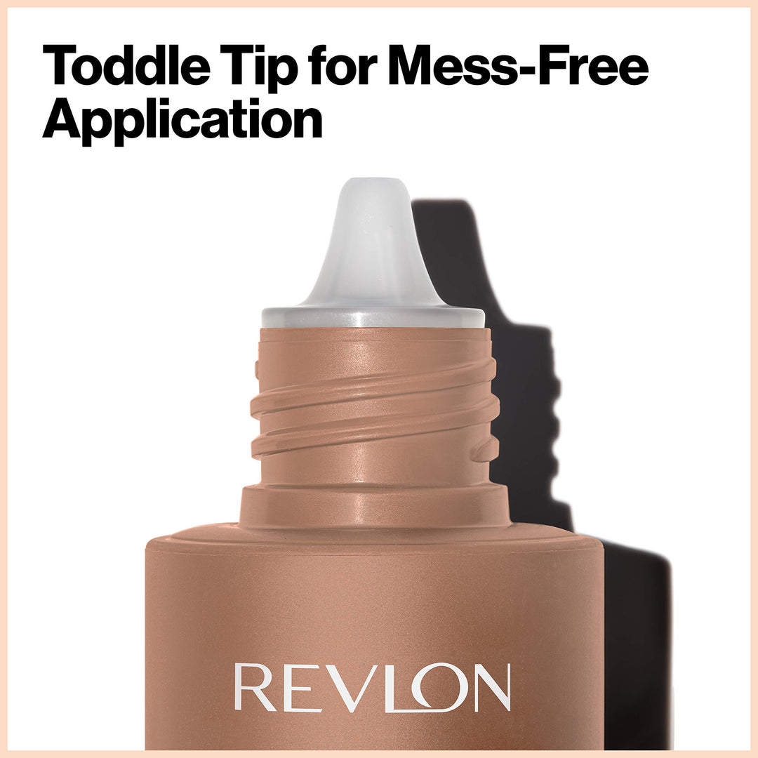 Revlon ColorStay Light Cover Liquid Foundation, Hydrating Longwear Weightless Makeup with SPF 35, Light-Medium Coverage for Blemish, Dark Spots & Uneven Skin Texture, 510 Cappuccino, 1 fl. oz.