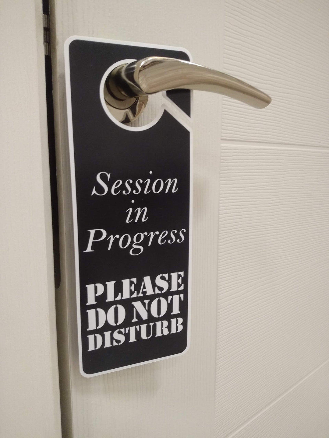 Business Design Session in Progress Please Do Not Disturb Sign, 2 Pack, Double Sided, Ideal for Offices, Online Sessions and Meetings, Online Classes, Home Offices, Recording, Clinic, Therapy