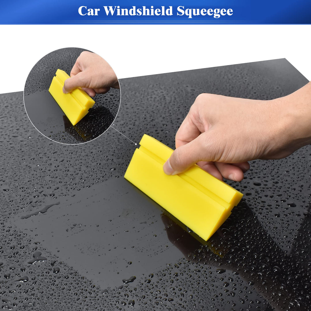 Mini Squeegee Rubber Squeegee Window Tint Tools Vinyl Squeegee Tool Window Tint Film Squeegee, Different Hardness Water Blade PPF Squeegee Window Tint Squeegee for Window Tint Home Tint Decal