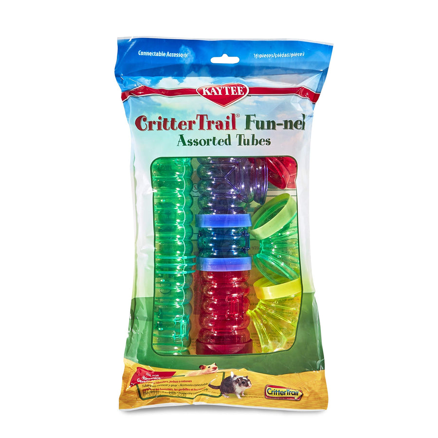 CritterTrail Fun-nel 16-Piece Assorted Small Animal Habitat Tubes