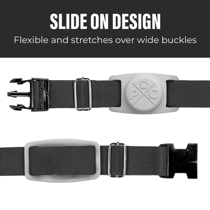 AirTag Dog Collar | Durable & Protective Dog AirTag Holder - Track Your Pet Using Apple AirTag Technology - Dog Collar AirTag Holder -for Dogs and Cats