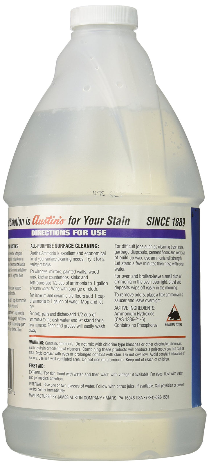 00051 Ammonia Clear 64oz