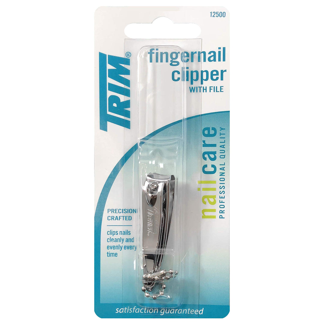 Nailcare Fingernail Steel Clipper with File, Item Number 12500 (Pack of 6)