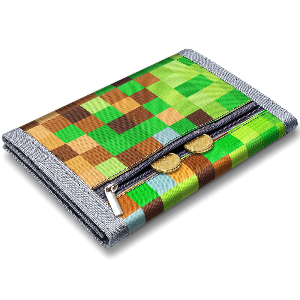 Kids Wallets for Boys Girls Ages 4-18 Trifold, Toddler/Youth Wallet for Boys with Zippered Coin Pocket and Card Holders, Novelty Wallet for Childrens Birthday Gifts
