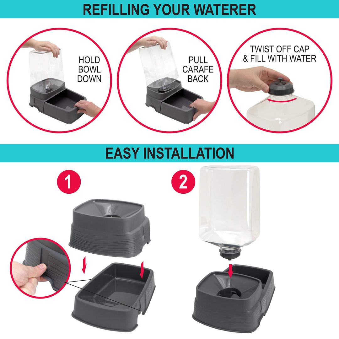 SPORT PET Gravity Feeder and Waterer, Small