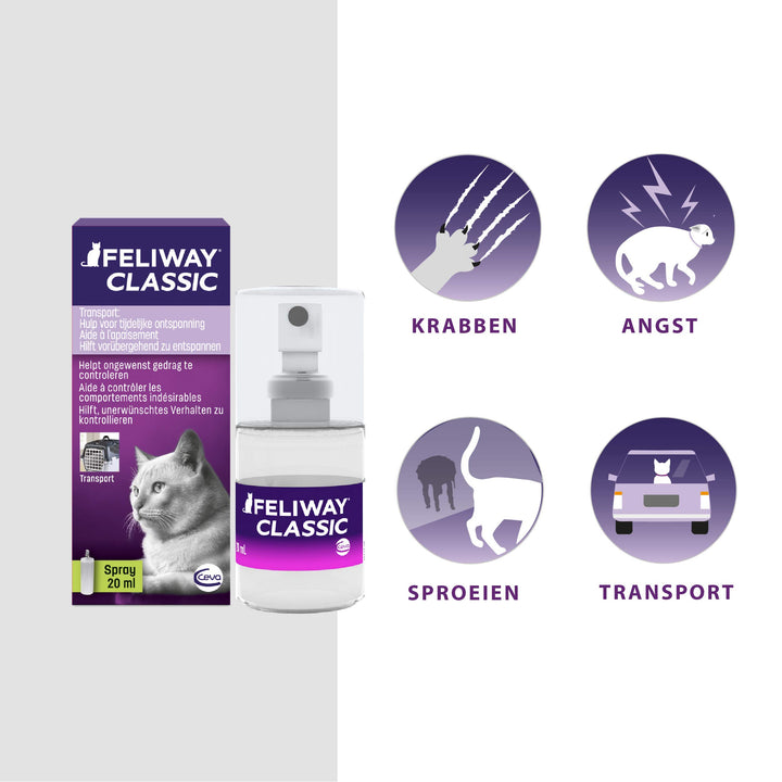 Classic Cat Calming Pheromone Travel Spray (20 mL)