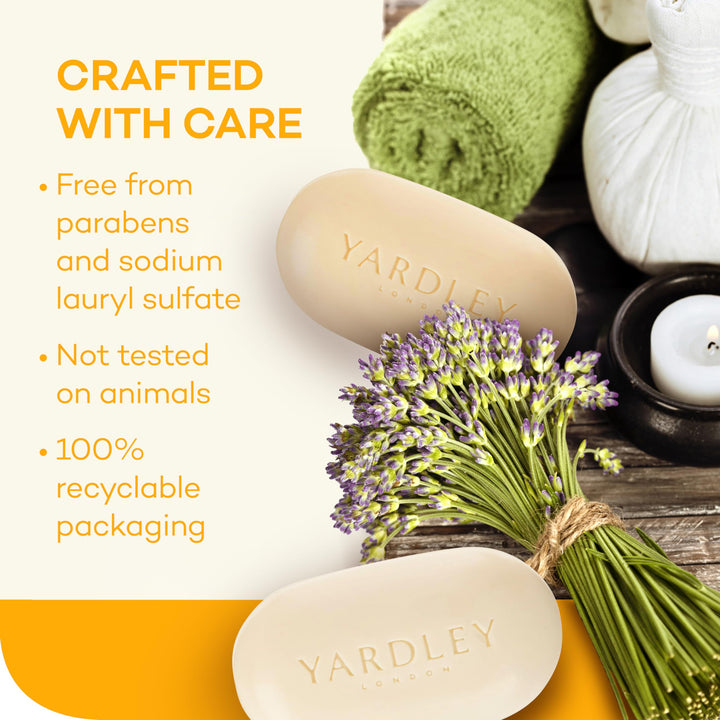 London Nourishing Bath Soap Bar Shea Buttermilk for Sensitive Skin, Gently Cleanses with Delicate Chamomile & Creamy Buttermilk, 4.0 oz Bath Bar, 1 Soap Bar