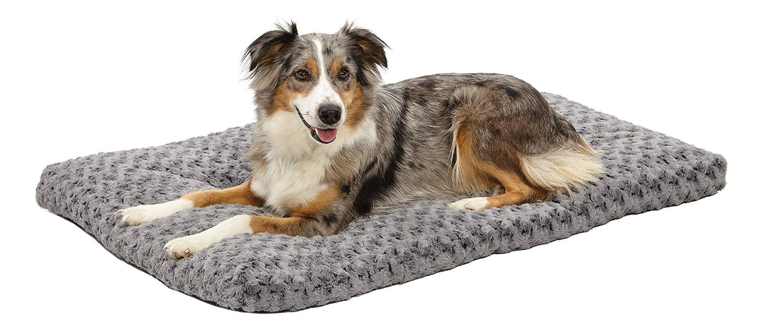 Deluxe Dog Beds | Super Plush Dog & Cat Beds Ideal for Dog Crates | Machine Wash & Dryer Friendly, 1-Year Warranty